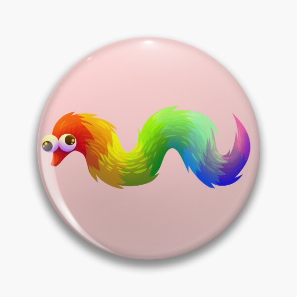 Item preview, Rainbow Worm designed and sold by SkeletonShopz.