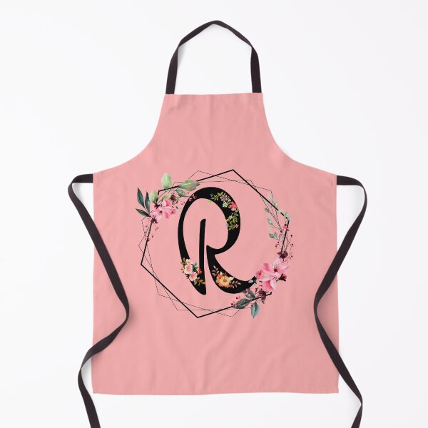 Item preview, R monogram flowers, watercolor designed and sold by OmikronStore.