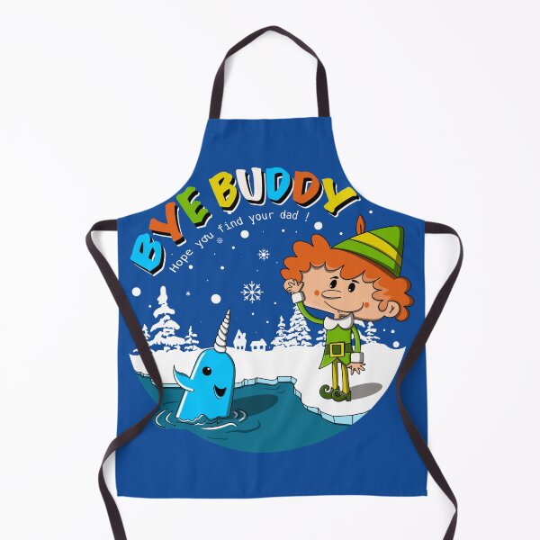 Item preview, Elf Bye Buddy Narwhal designed and sold by ThinGraff Design.