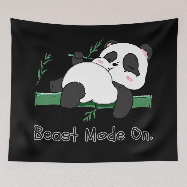 Item preview, Beast Mode On, The Giant Panda is a symbolic animal of China.  Because it is found only in the black forests of Sichuan Province. designed and sold by attakorn.