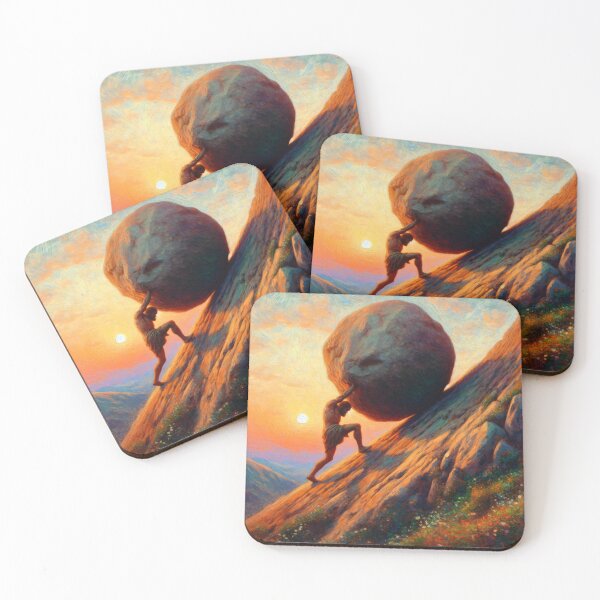 Item preview, The Eternal Struggle of Sisyphus designed and sold by ClassicRetroism.