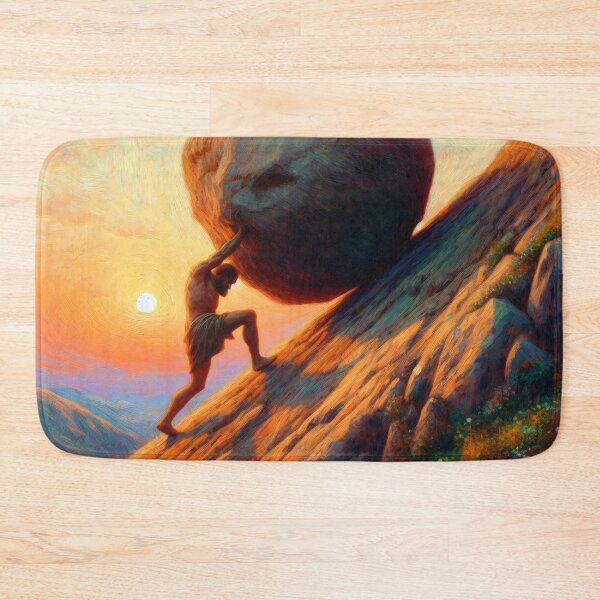 Item preview, The Eternal Struggle of Sisyphus designed and sold by ClassicRetroism.