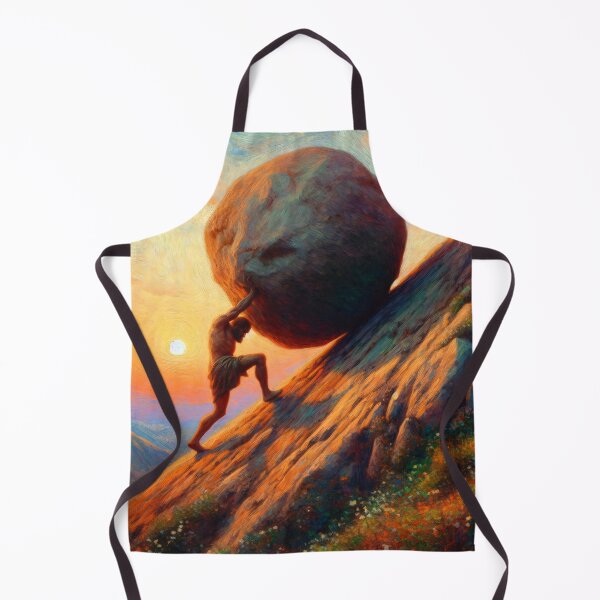 Item preview, The Eternal Struggle of Sisyphus designed and sold by ClassicRetroism.