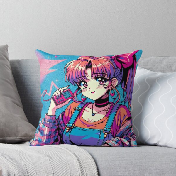 Item preview, Cute Kawaii 90s Retro Anime Girl  designed and sold by Kurnazum.