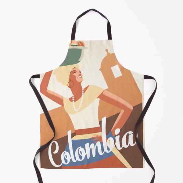Aperçu de l'œuvre Carthagène Colombie - Affiche de voyage (Illustration) créée et vendue par ChelaDesigns.