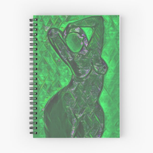 Item preview, Semi-abstract digital painting of curvy female nude designed and sold by pulchritude560.