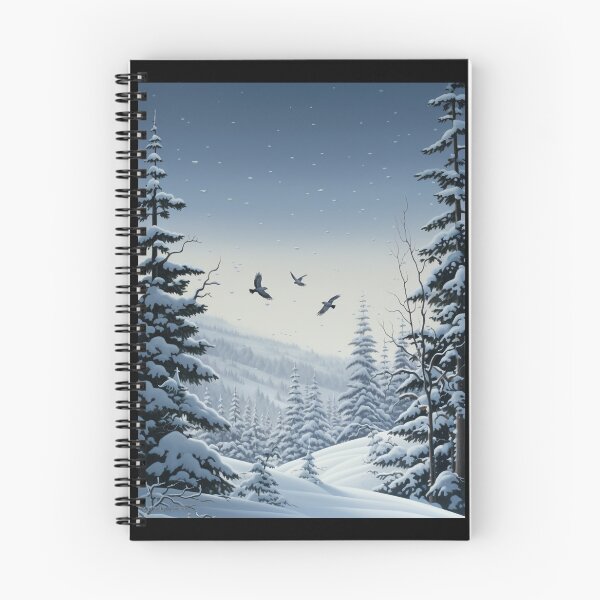 Item preview, Birds Flying In The Snow designed and sold by Timothystore-.
