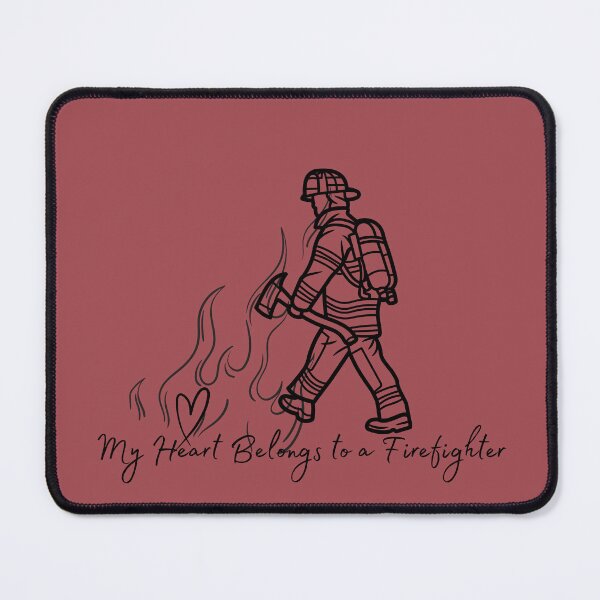 Item preview, My Heart Belongs to a Firefighter designed and sold by LoveAlwaysCo.