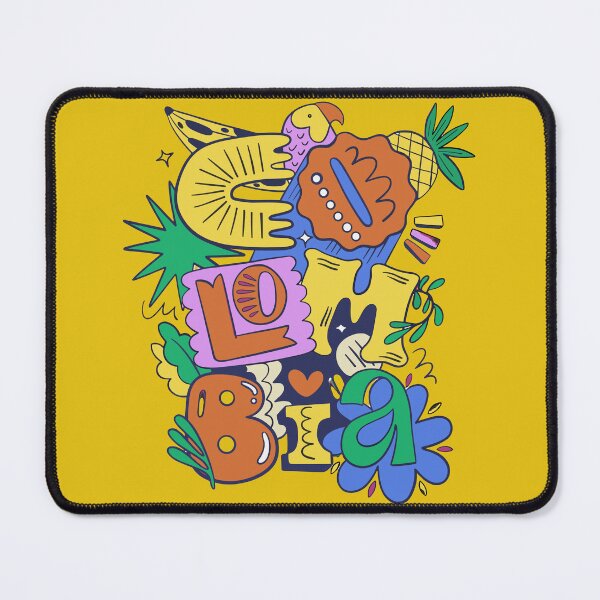 Item preview, Colombia Caribbean Travel print - Poster (Illustration) designed and sold by ChelaDesigns.