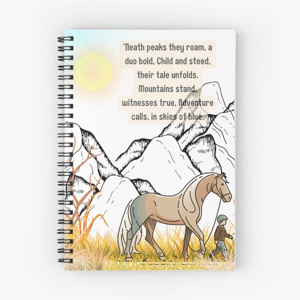 Item preview, Boy and horse, mountain walk - bedroom kids designed and sold by Alkymias.