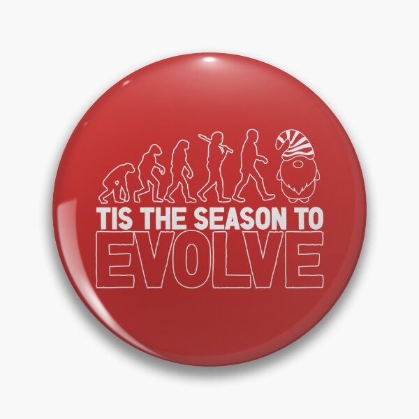 Item preview, Tis the Season to Evolve - Funny Human Evolution into Christmas Gnome (White Design) designed and sold by Spiprinto.