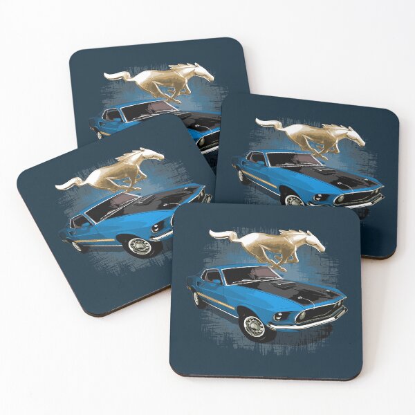Item preview, Blue 69 Mustang Mach 1 designed and sold by Glenn Mueller.