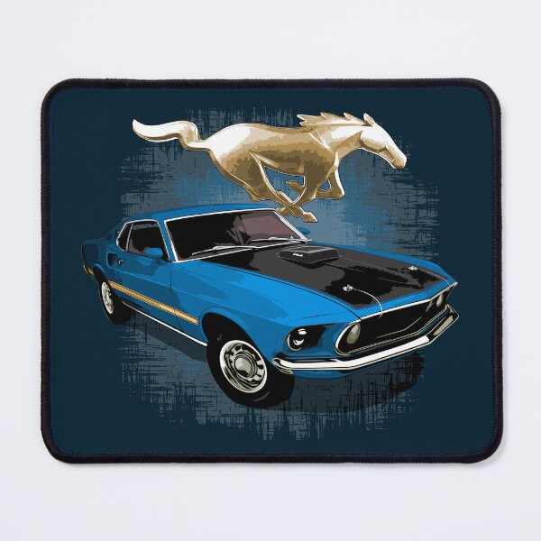 Item preview, Blue 69 Mustang Mach 1 designed and sold by Glenn Mueller.