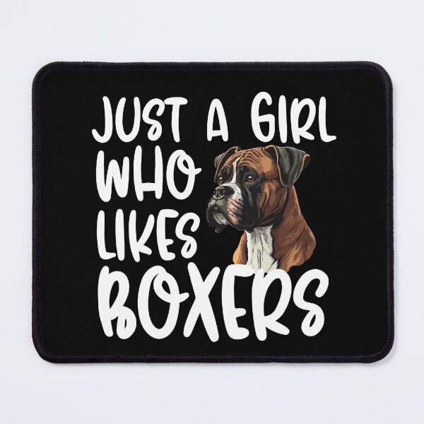Item preview, Just A Girl Who Likes Boxers designed and sold by TheAnimalZ00.