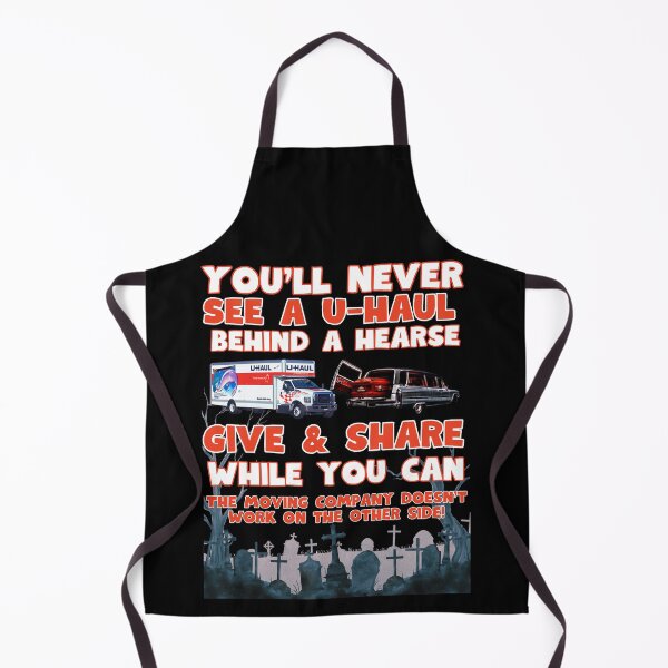 Item preview, U-Haul behind a hearse Give and Share designed and sold by Hiremeamerica.