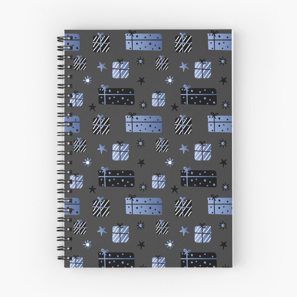 Item preview, Scandinavian Christmas Pattern - Blue and Black designed and sold by SimplyPaterNZ.