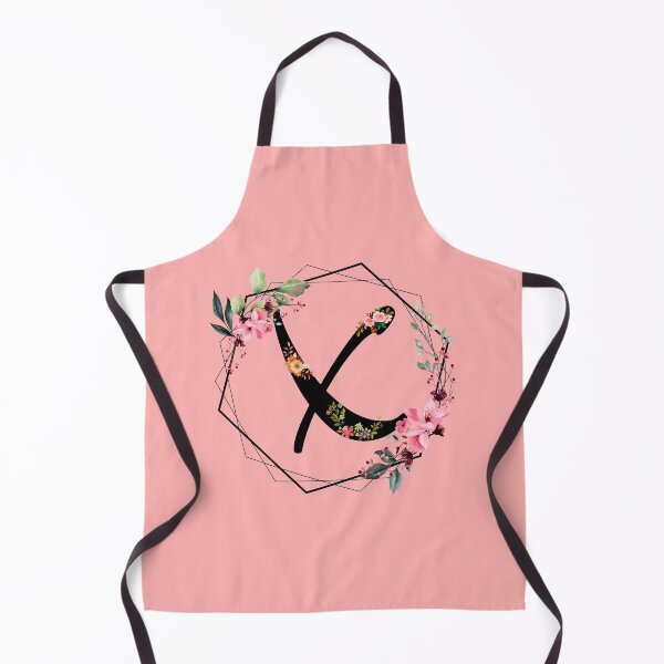 Item preview, X monogram flowers, watercolor designed and sold by OmikronStore.