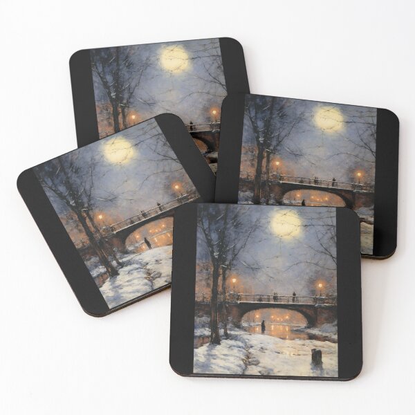 Item preview, Cold Bridge Under The Moonlight designed and sold by Michealfashion.
