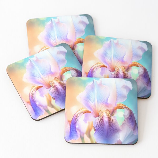 Item preview, Glowing Irises designed and sold by Art by Lilia.