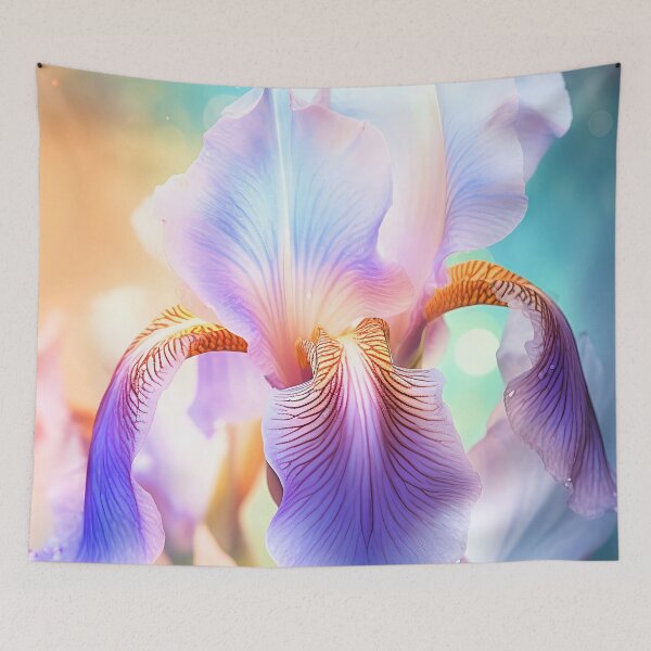 Item preview, Glowing Irises designed and sold by Art by Lilia.
