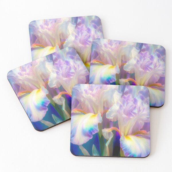 Item preview, Glowing Irises designed and sold by Art by Lilia.