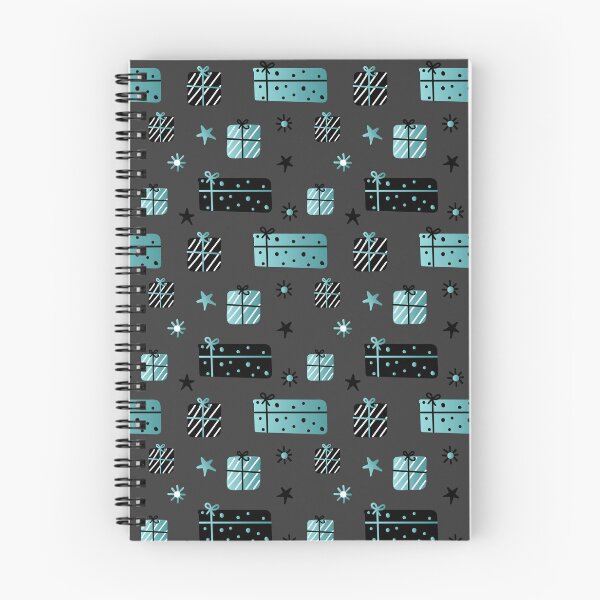 Item preview, Scandinavian Christmas Pattern - Teal and Black designed and sold by SimplyPaterNZ.