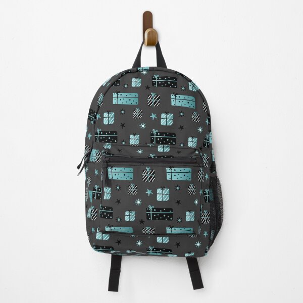 Item preview, Scandinavian Christmas Pattern - Teal and Black designed and sold by SimplyPaterNZ.