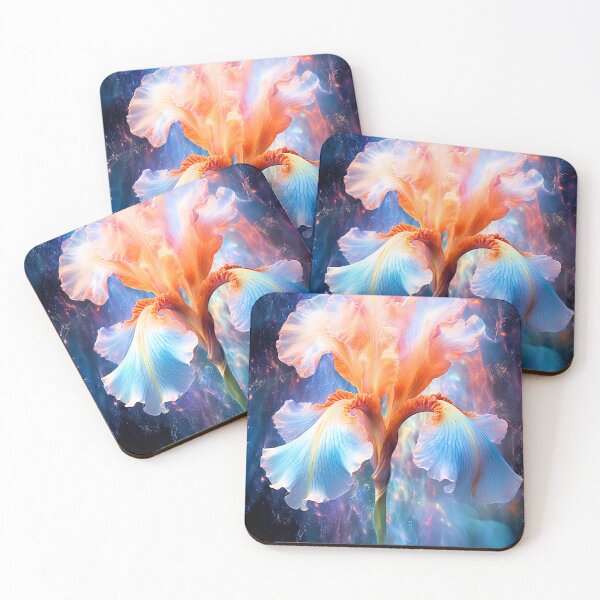 Item preview, Glowing Irises designed and sold by Art by Lilia.