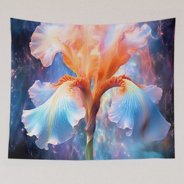 Item preview, Glowing Irises designed and sold by Art by Lilia.