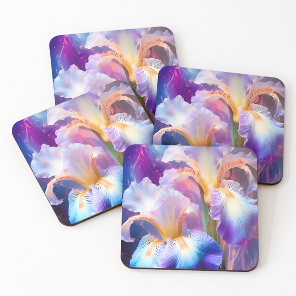 Item preview, Glowing Irises designed and sold by Art by Lilia.