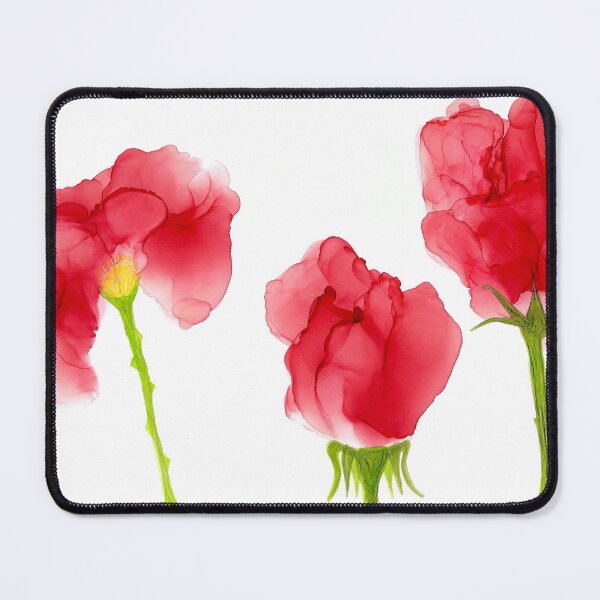 Item preview, Red flowers designed and sold by Baiadesigns.