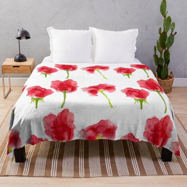 Item preview, Red flowers designed and sold by Baiadesigns.