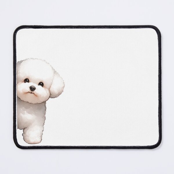 Item preview, Peeking Bichon Frise - White designed and sold by FoxfireStardust.