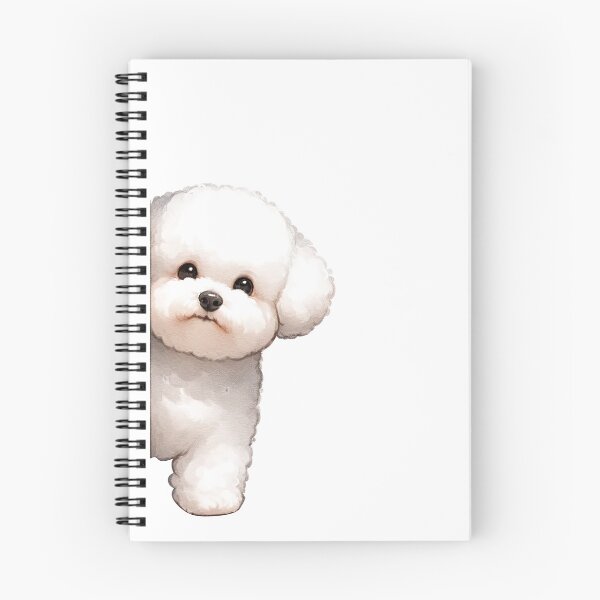 Item preview, Peeking Bichon Frise - White designed and sold by FoxfireStardust.