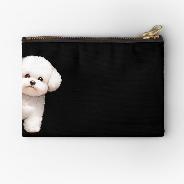 Item preview, Peeking Bichon Frise - Black designed and sold by FoxfireStardust.