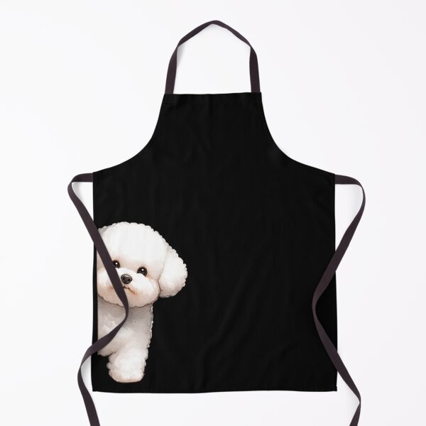 Item preview, Peeking Bichon Frise - Black designed and sold by FoxfireStardust.