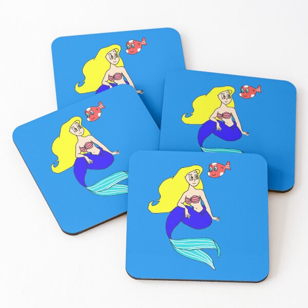 Item preview, Amelia The Mermaid & Fenton the fish #1 designed and sold by Kendallsweek.