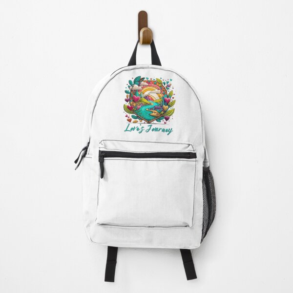 Item preview, Love's Journey Rainbow River Hearts designed and sold by TugForkFinds.