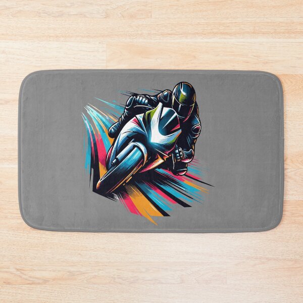 Item preview, Speed Thrill Seeker - Dynamic Motorcycle Racer Design designed and sold by Justin Haas.