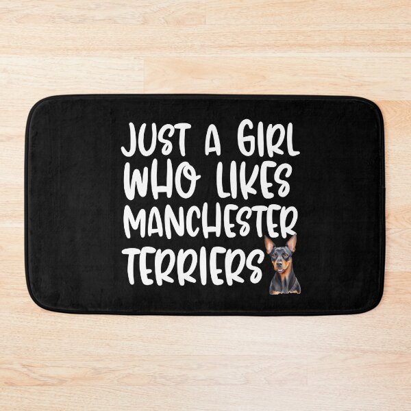 Item preview, Just A Girl Who Likes Manchester Terriers designed and sold by TheAnimalZ00.