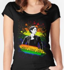 Alex Danvers - Mod.2 - LGTB Women's Fitted Scoop T-Shirt