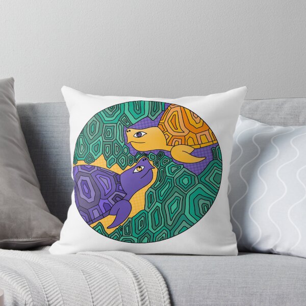 Item preview, Purple & Orange Turtles designed and sold by Leah Haas.