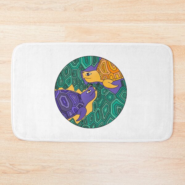 Item preview, Purple & Orange Turtles designed and sold by Leah Haas.