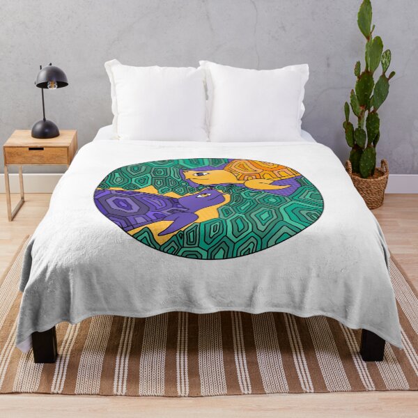 Item preview, Purple & Orange Turtles designed and sold by Leah Haas.