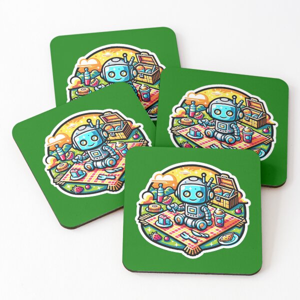 Item preview, Robotic Retreat: A Playful Picnic in the Future designed and sold by TooniversalHub.
