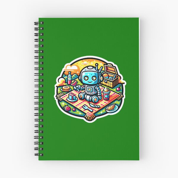 Item preview, Robotic Retreat: A Playful Picnic in the Future designed and sold by TooniversalHub.