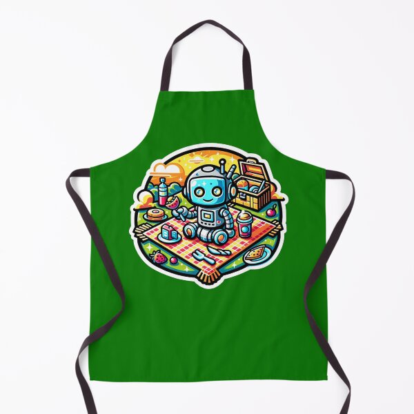 Item preview, Robotic Retreat: A Playful Picnic in the Future designed and sold by TooniversalHub.