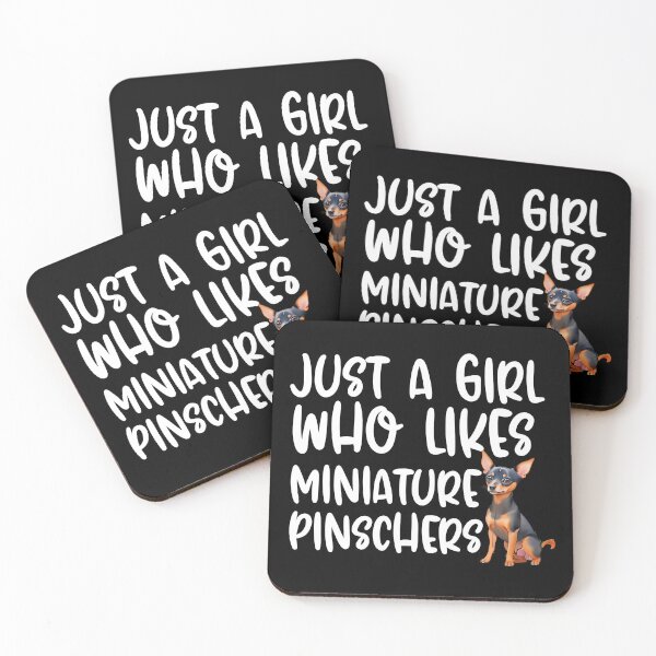 Item preview, Just A Girl Who Likes Miniature Pinschers designed and sold by TheAnimalZ00.