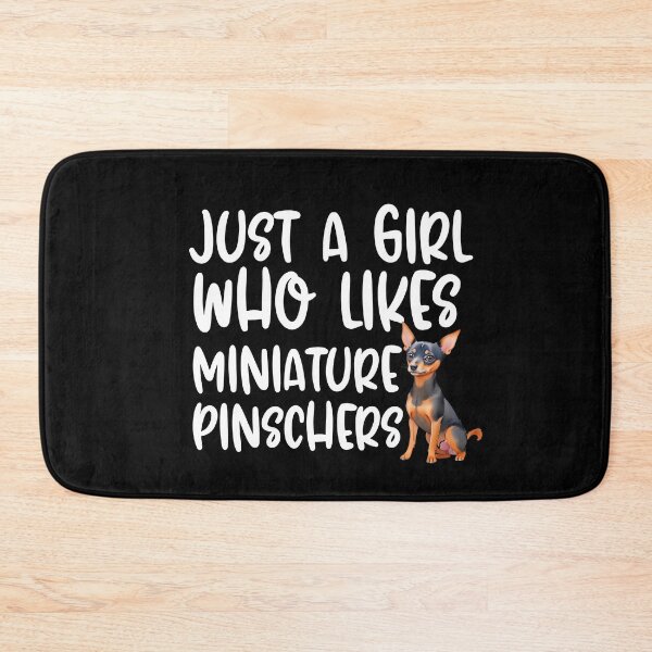Item preview, Just A Girl Who Likes Miniature Pinschers designed and sold by TheAnimalZ00.