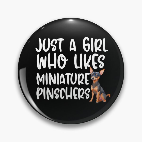 Item preview, Just A Girl Who Likes Miniature Pinschers designed and sold by TheAnimalZ00.